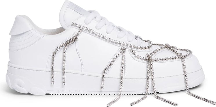 GCDS Gcds Crystal Embellished Sneakers Wit