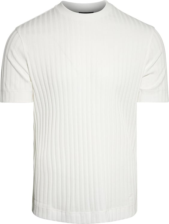 Emporio Armani Stripe T-shirt White Wit
