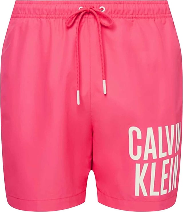 Calvin Klein Logo Zwembroek Roze Roze