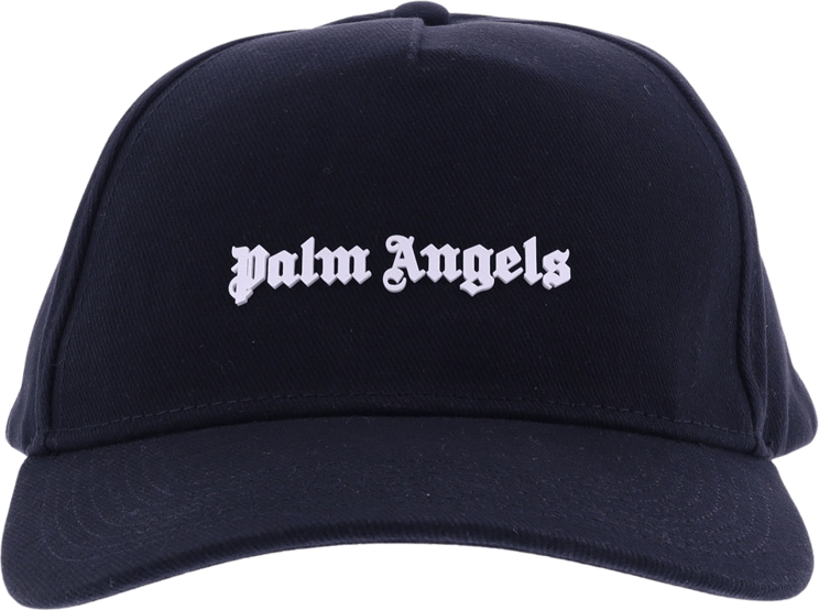 Palm Angels logo-print baseball cap Zwart