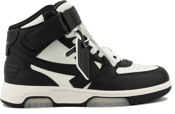 OFF-WHITE Offwhite Out Of Office Midtop Black Zwart