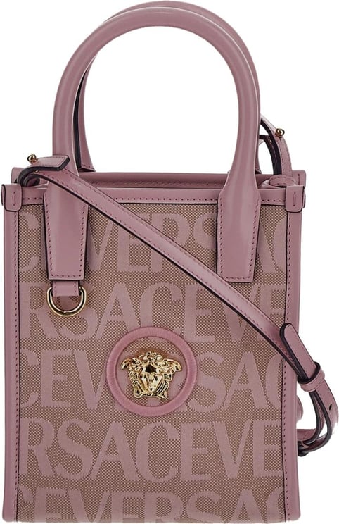 Versace Logo Mini Tote Bag Roze