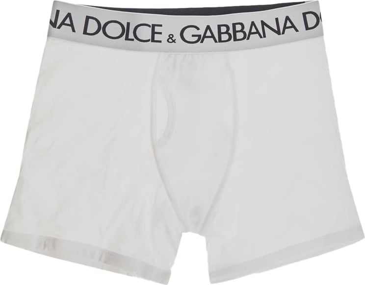 Dolce & Gabbana Cotton Jersey Boxers Wit