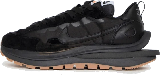 Nike Vaporwaffle Sacai Black Gum Zwart
