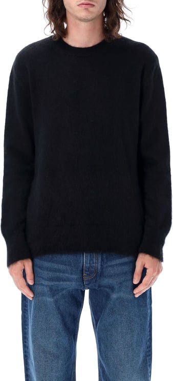 OFF-WHITE Mohair arrow knit sweater Zwart