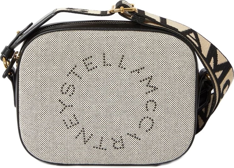 Stella McCartney Stella Mccartney Logo Shoulder Bag Zwart