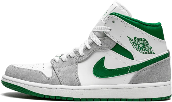 Nike Air Jordan 1 Mid Grey Green Groen