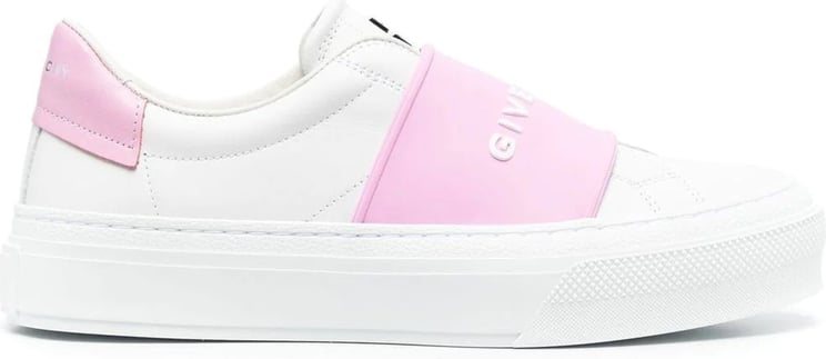 Givenchy Givenchy Logo Leather Sneakers Wit