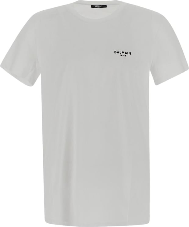 Balmain Cotton T-Shirt Wit