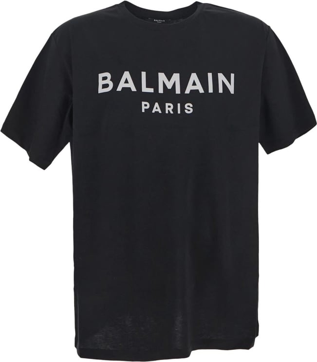 Balmain Cotton T-Shirt Zwart