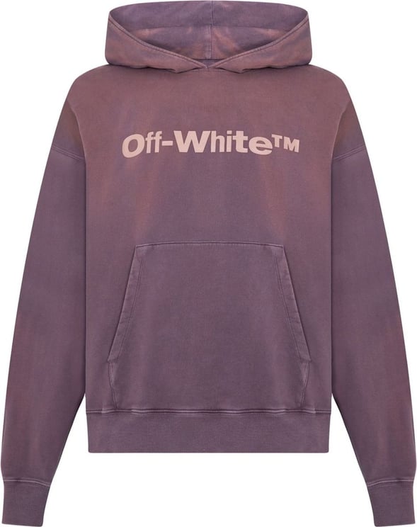 OFF-WHITE Laundry Logo Skate Hoodie Paars