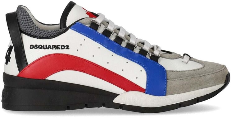 Dsquared2 Legendary White Blue Red Sneaker White Wit