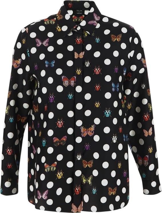 Versace Polka Dots and Ladybugs Print Shirt Divers