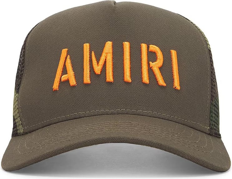 Amiri Arts Stencil Trucker Hat Groen