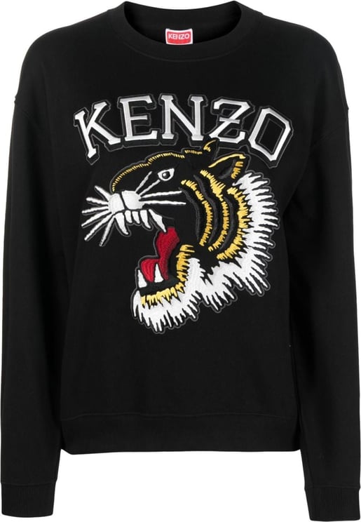Kenzo Tiger Varsity Regular Sweatshirt Zwart