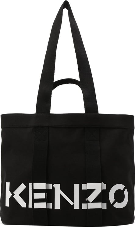 Kenzo Large Logo Tote Bag Zwart