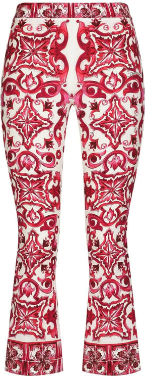 Dolce & Gabbana Flared Trompet-Leg Pants Wit