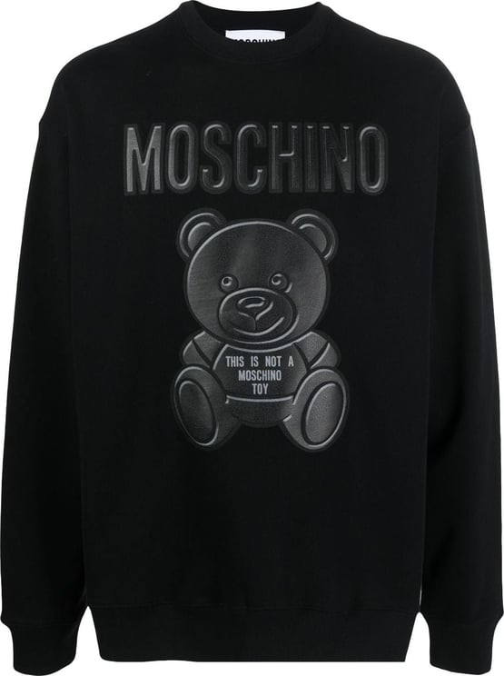 Moschino Sweaters Black Black Zwart