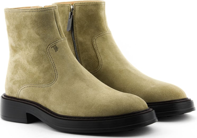 Tod's Ankle Boot Beige Suede Beige