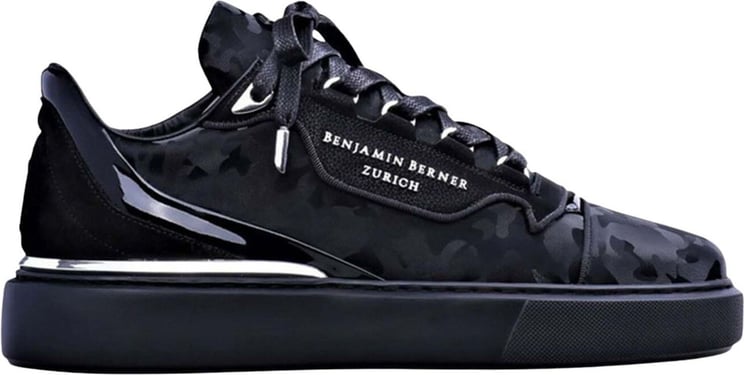Benjamin Berner Raphael Calfskin Sneakers Zwart Zwart