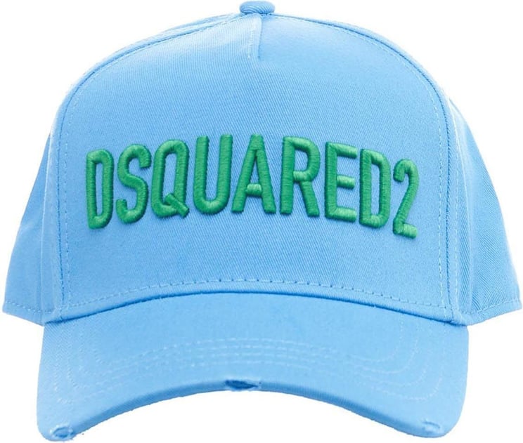 Dsquared2 Baseball Cap With Logo Blauw
