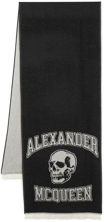 Alexander McQueen Scarfs Black Zwart