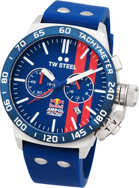 TW Steel CS120 Canteen Red Bull Ampol horloge 45 mm Blauw