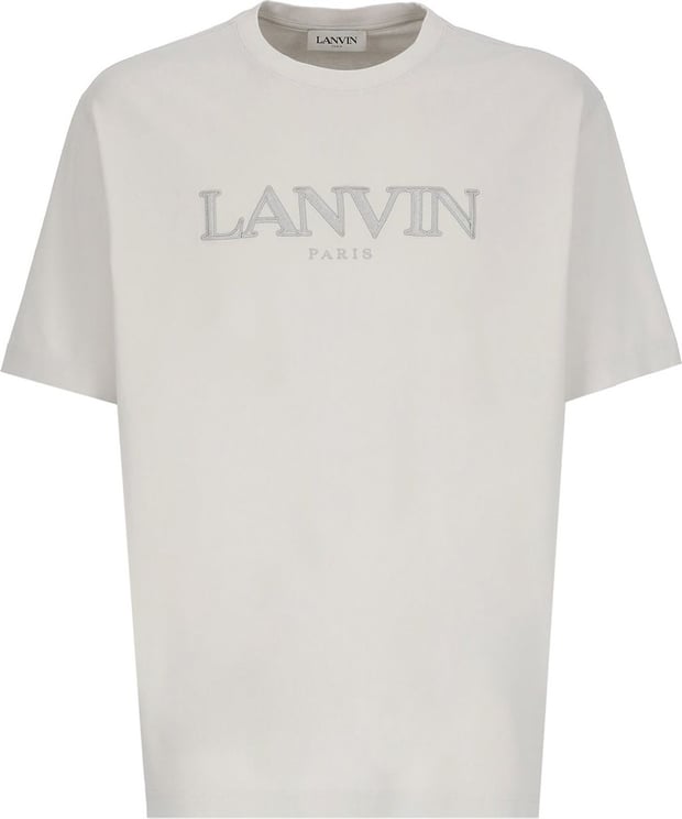 Lanvin T-shirts And Polos Grey Grey Zwart