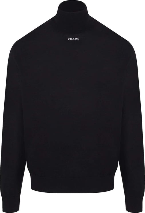 Prada Prada Wool Logo Sweater Zwart