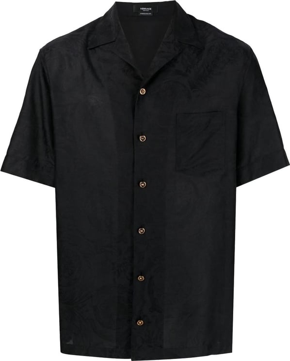 Versace Shirts Black Black Zwart
