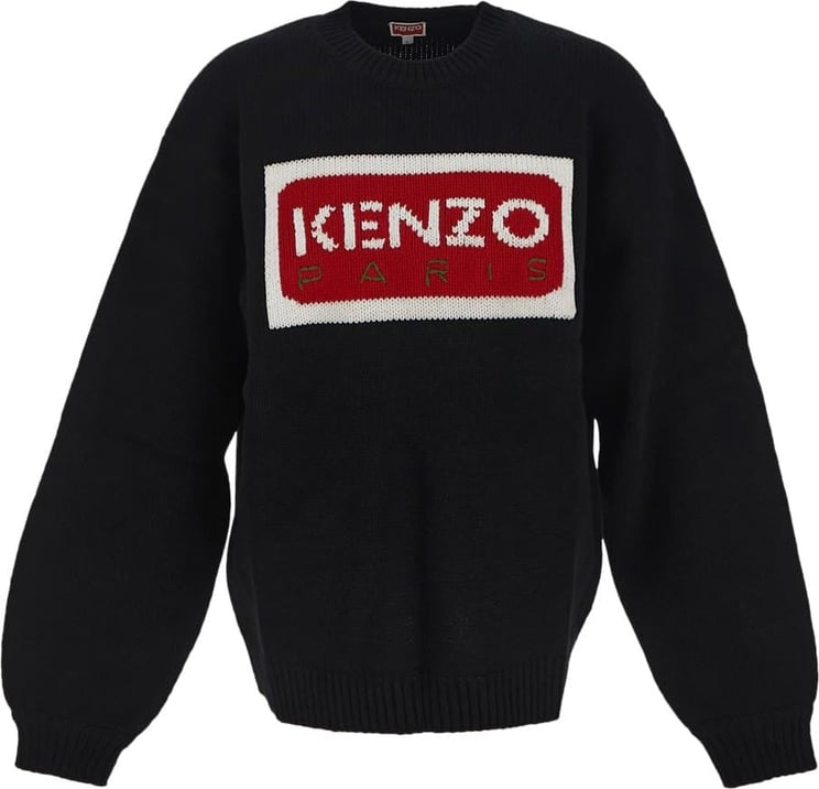 Kenzo Tricolor Knitwear Zwart