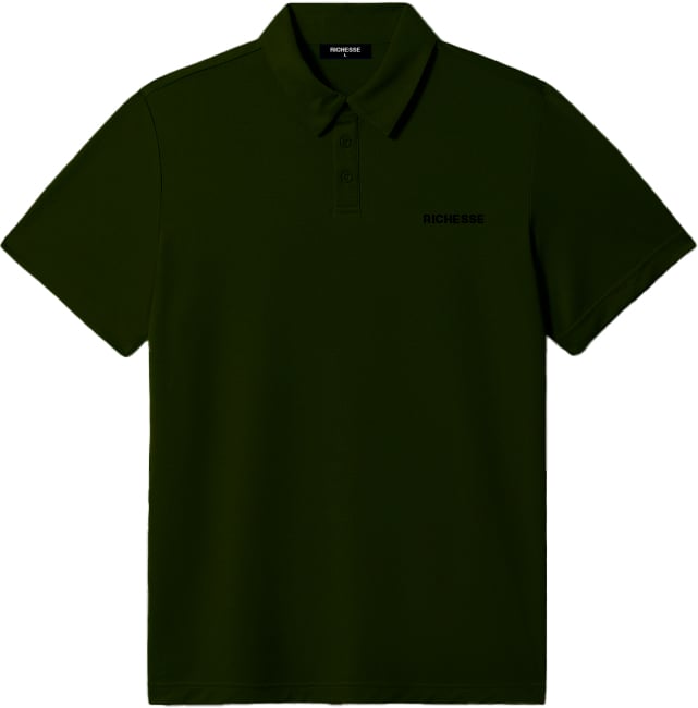 Richesse Crew Olijf Groen Polo Groen