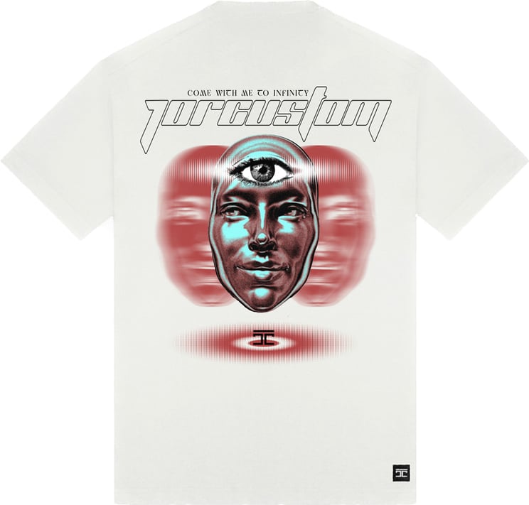 JORCUSTOM Infinity Loose Fit Tee White Wit