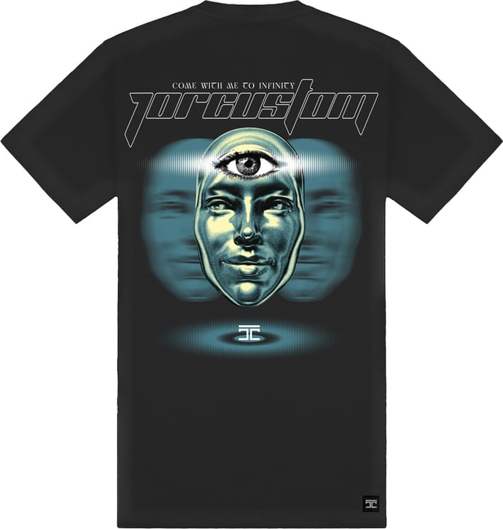 JORCUSTOM Infinity Slim Fit T-Shirt DarkGrey Grijs