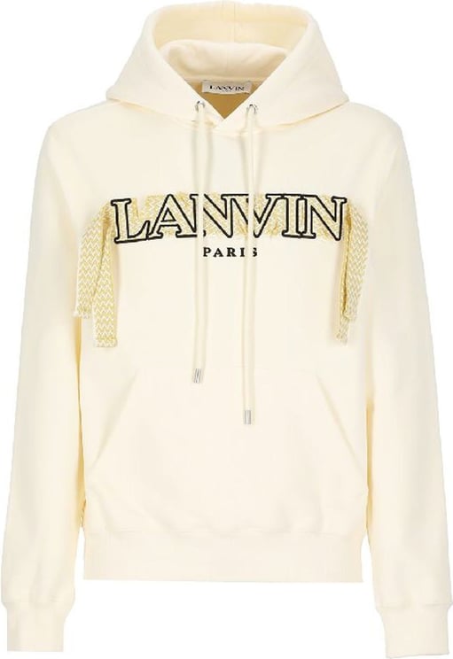 Lanvin Lanvin Cotton Logo Sweatshirt Wit