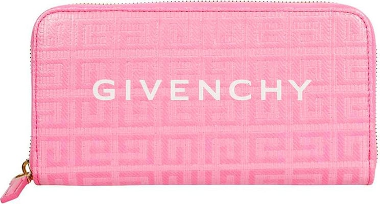 Givenchy Givenchy All Over Logo Wallet Roze