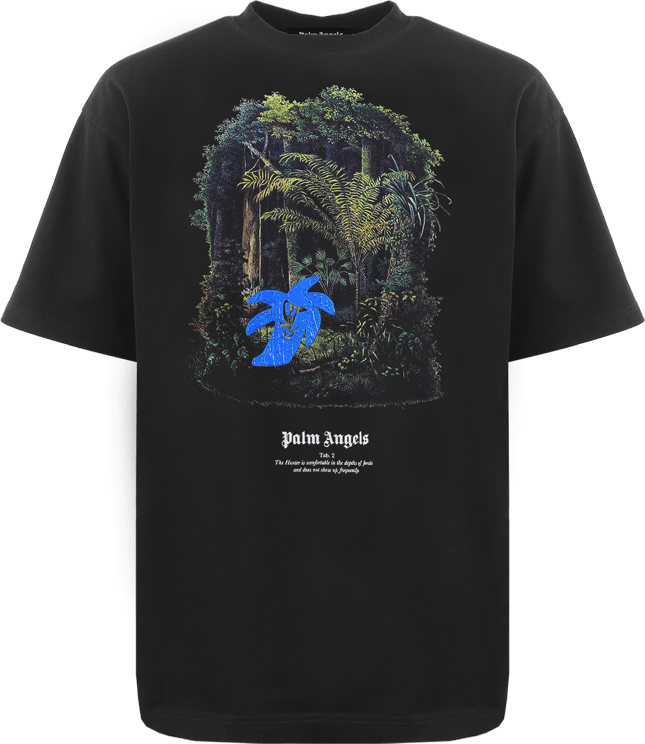Palm Angels Hunting In The Forest Tee Zwart