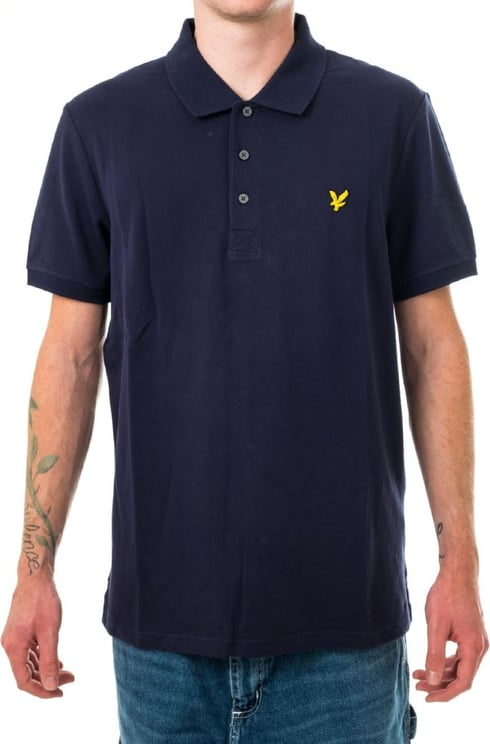 Lyle & Scott T-shirt Man Lyle & Scott Plain Polo Shirt Sp400vb.z99 Blauw