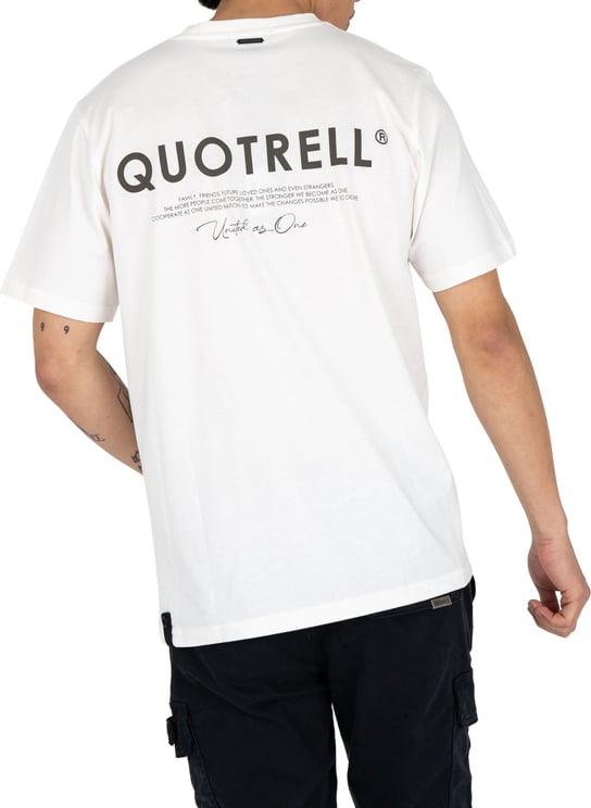 Quotrell Jaipur T-shirt | Off White/brown Wit