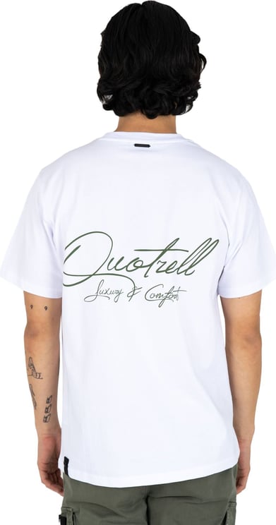 Quotrell Bologna T-shirt | White/army Wit