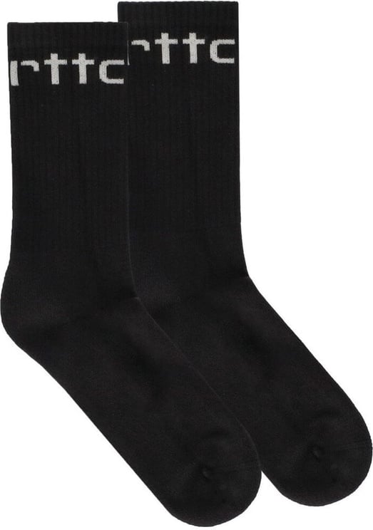 Carhartt Wip Black Socks With Logo Black Zwart