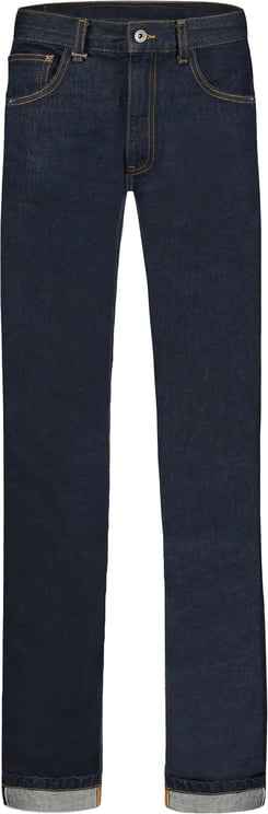 FLÂNEUR Straight Jeans Raw Denim Blauw