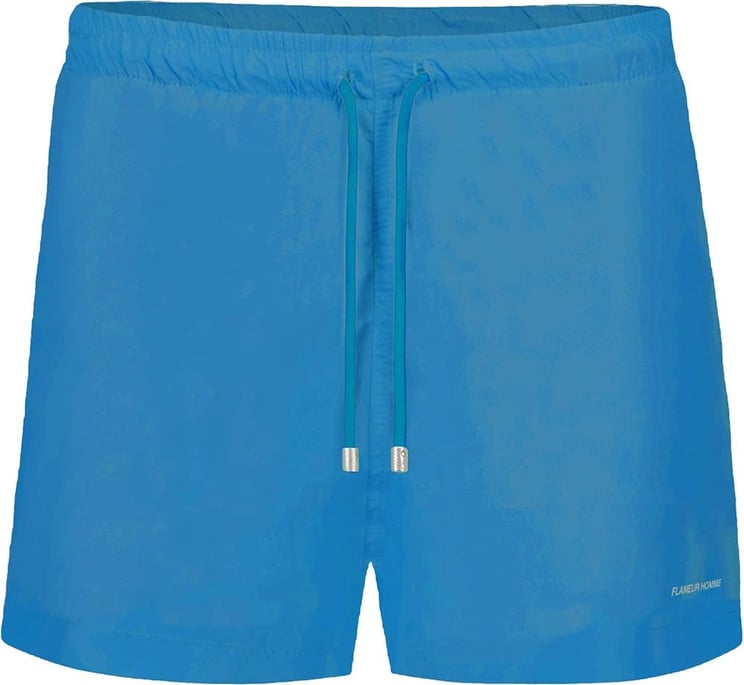 FLÂNEUR Essential Swim Shorts in Blue Blauw