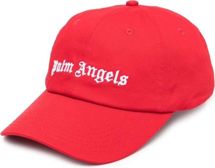 Palm Angels Classic Logo Baseball Cap Rood