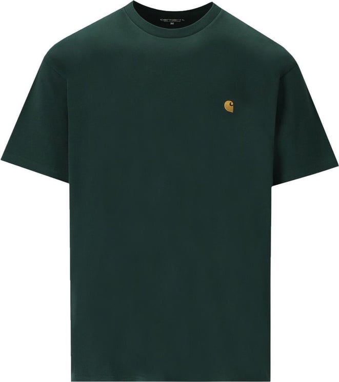 Carhartt Wip S/s Chase Dark Green T-shirt Green Groen