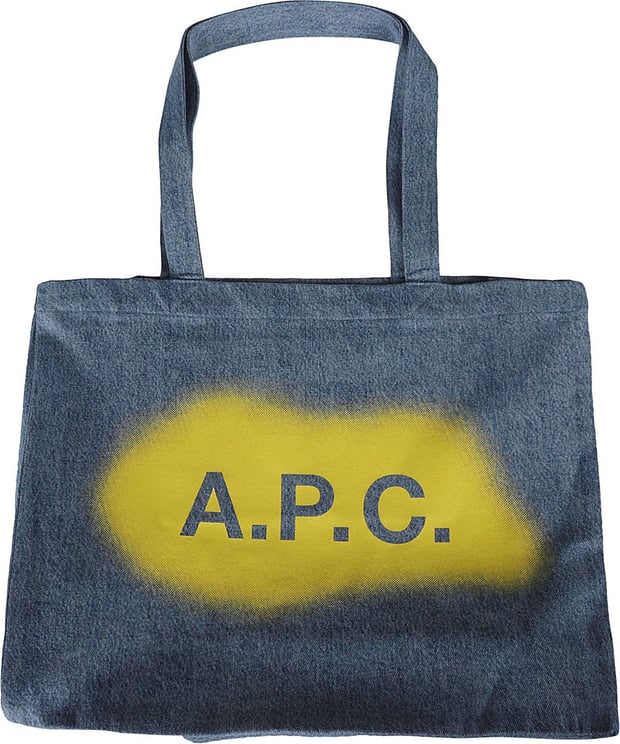 A.P.C. Diane Shopping Bag Blue Blauw
