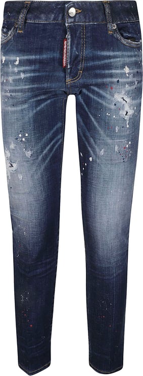 Scheur premie Nutteloos Dsquared2 Cool Girl Cropped Jeans Blue | S/S'23 SALE €354,- (-40%)