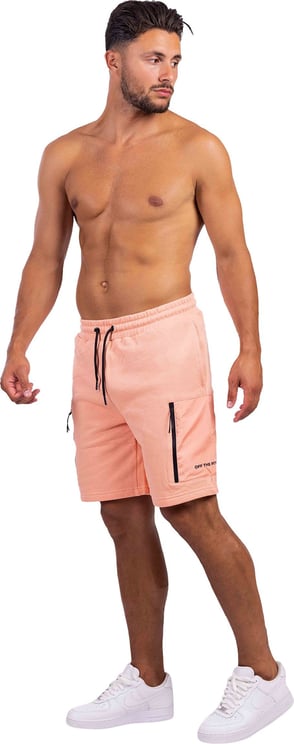 OFF THE PITCH Off The Pitch Lennox Shorts Canyon Sunset Oranje