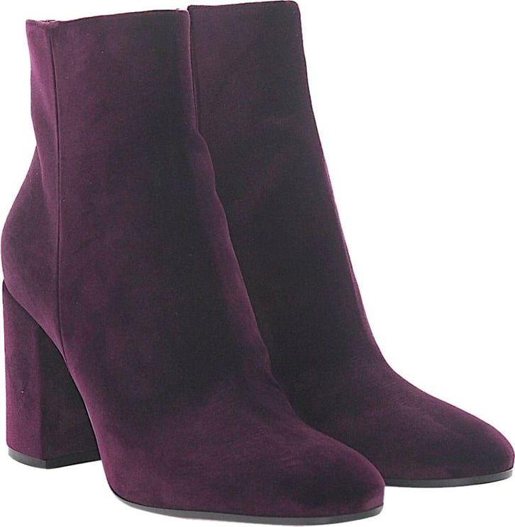 Gianvito Rossi Women Ankle Boots Rolling Suede - Campari Paars