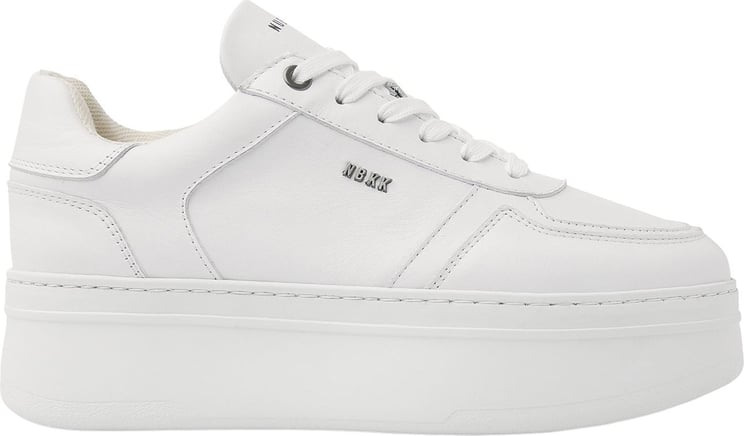 Nubikk Bayou Platform | Witte Sneakers voor Dames Wit